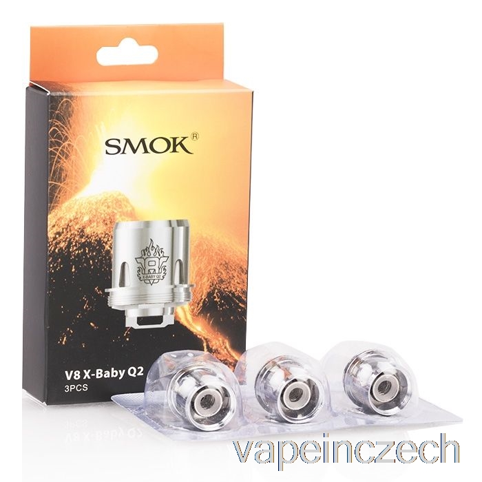 Náhradní Cívky Smok Tfv8 X-baby 0,4ohm V8 X-baby Q2 Core Vape Bez Nikotinu